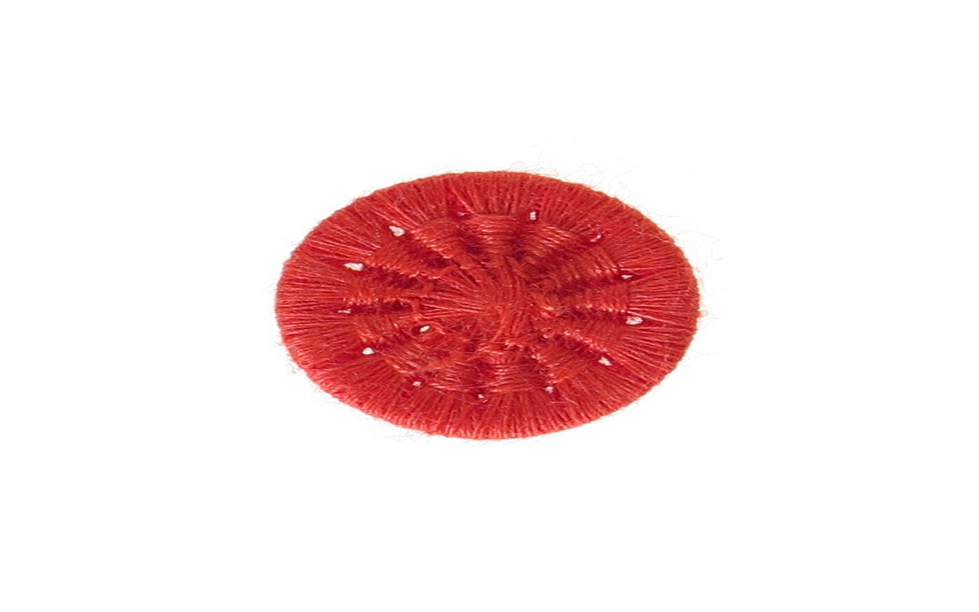 Bouton Mouliné - Eleonore - Corail - 15 mm