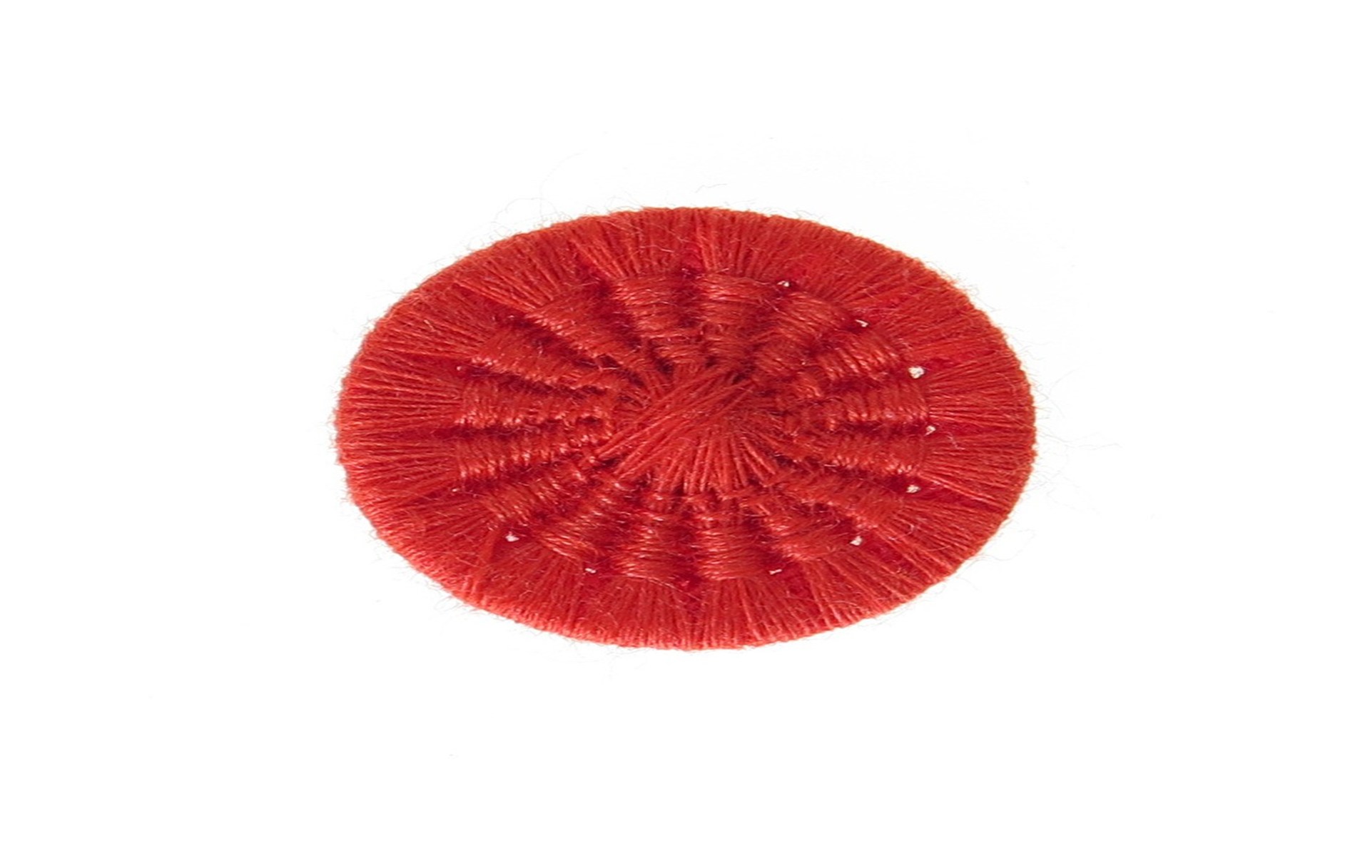 Bouton Mouliné - Eleonore - Corail - 18 mm
