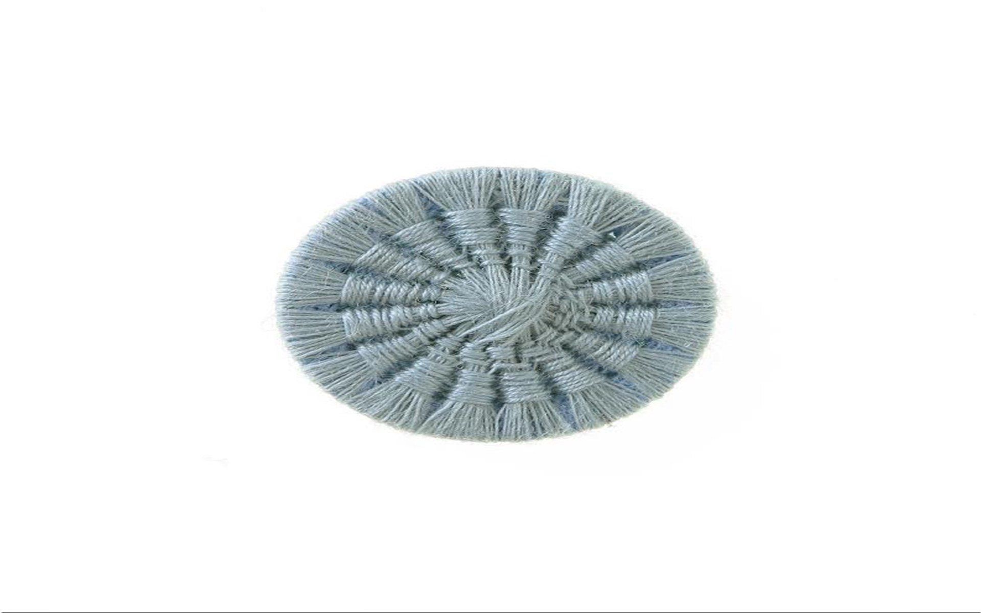 Bouton Mouliné - Eleonore - Ciel - 15 mm