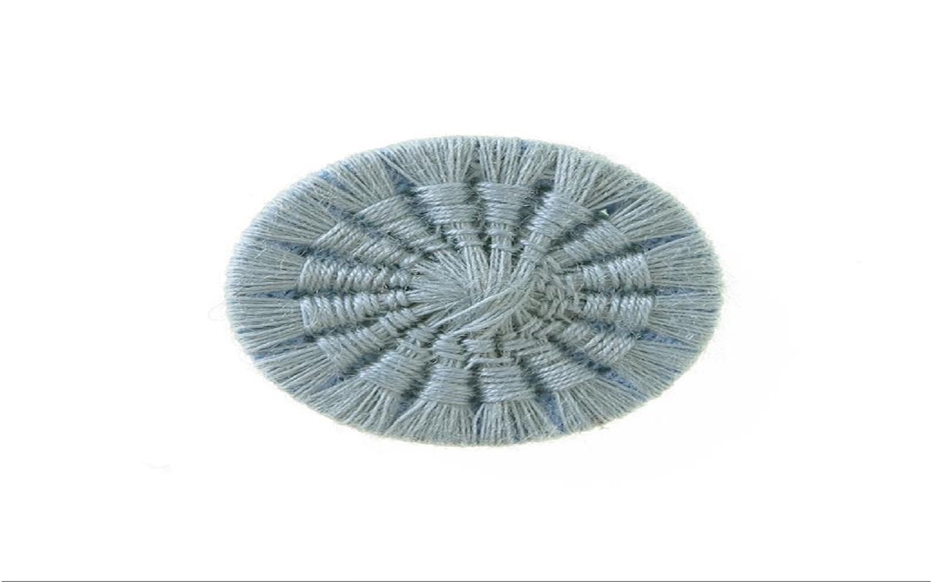 Bouton Mouliné - Eleonore - Ciel - 18 mm