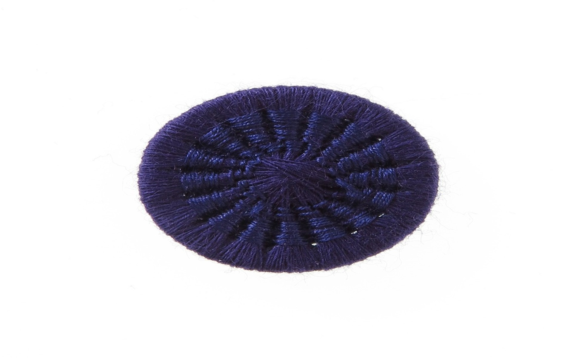 Bouton Mouliné - Eleonore - Marine - 18 mm