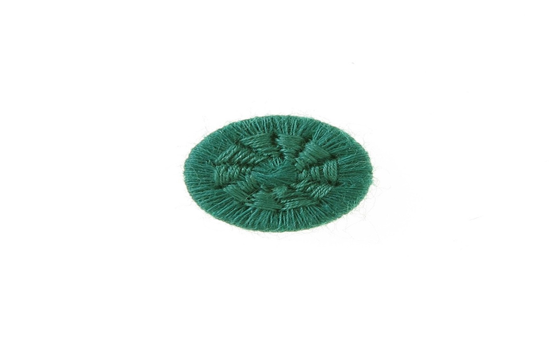 Bouton Mouliné - Eleonore - Vert Golf - 12 mm