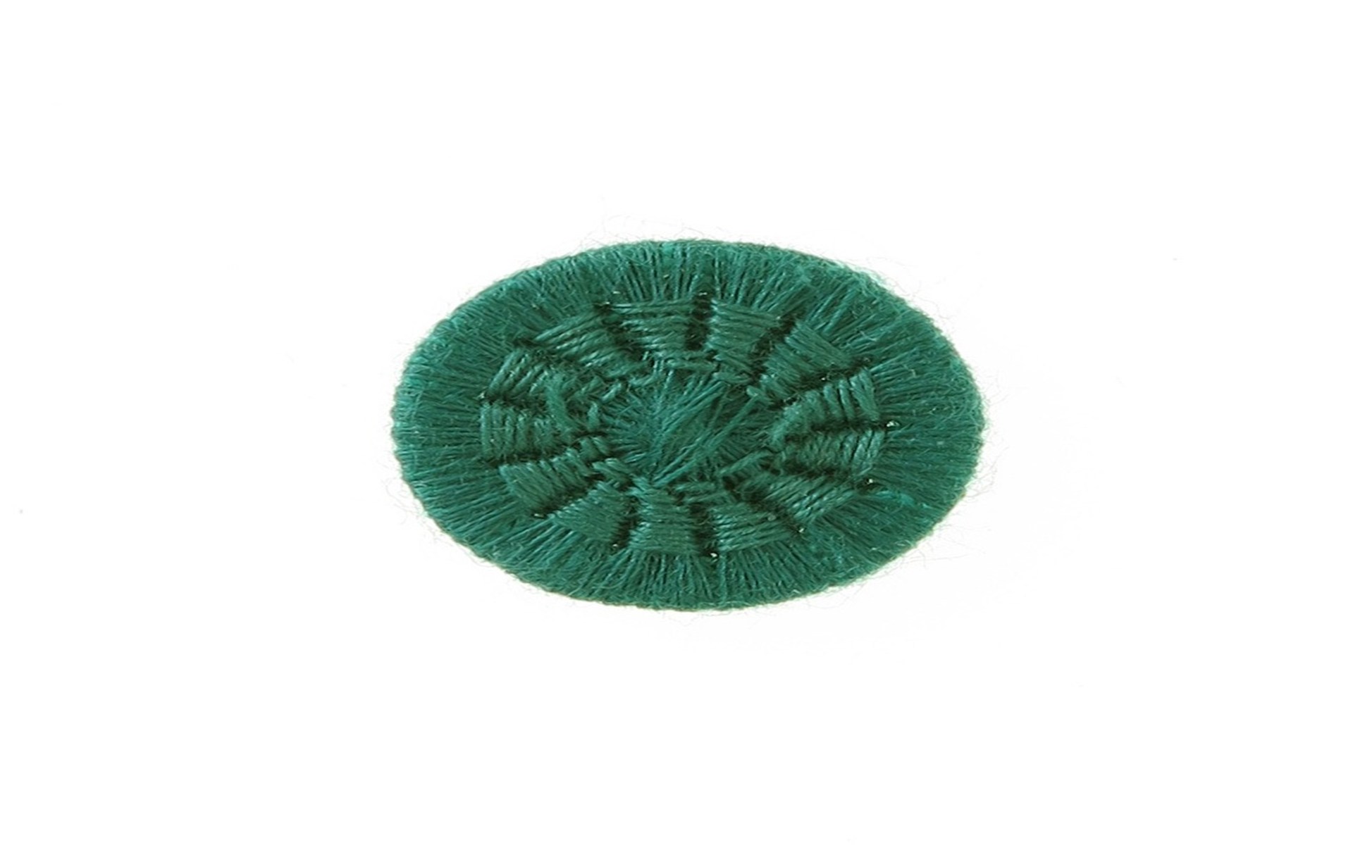 Bouton Mouliné - Eleonore - Vert Golf - 15 mm