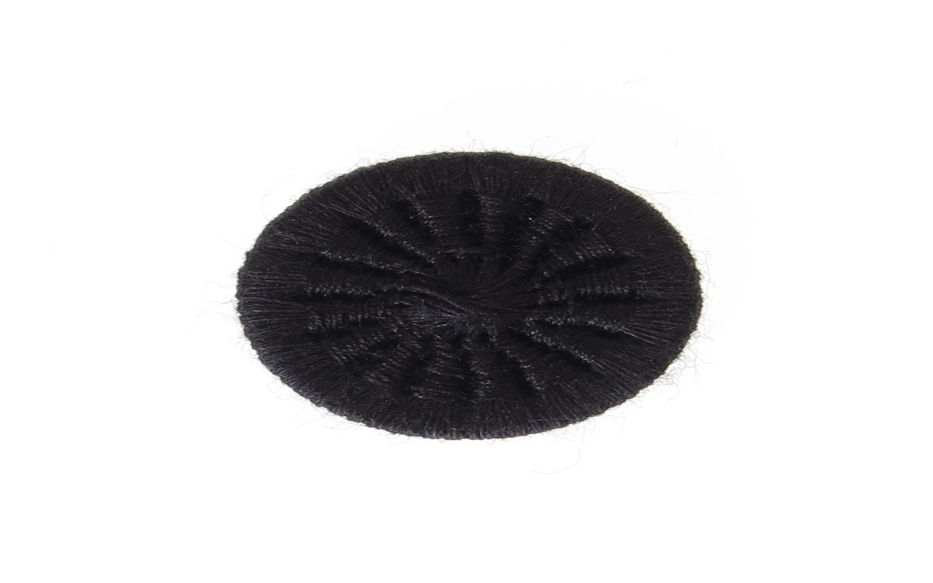 Bouton Mouliné - Eleonore - Noir - 18 mm