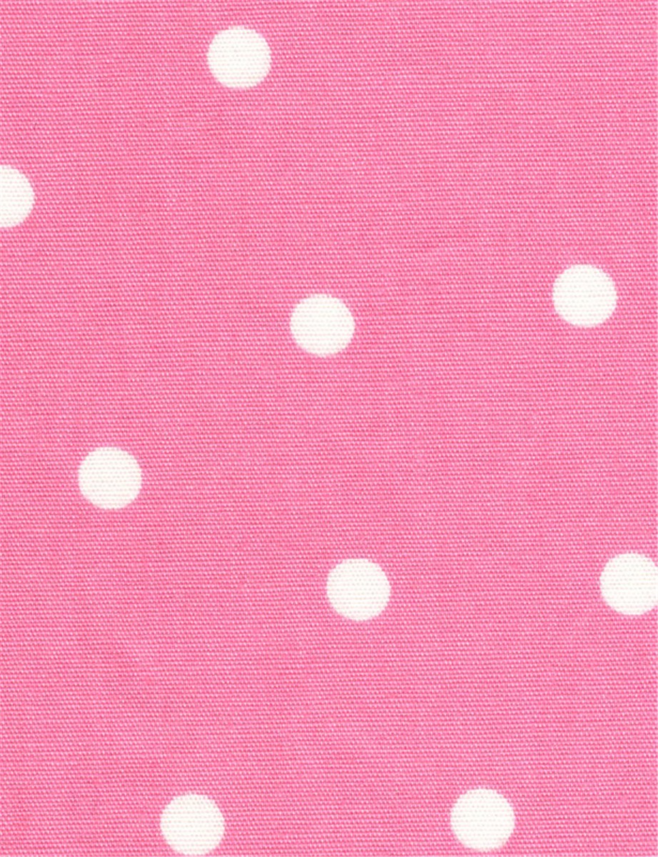 Cotton Poplin - Polka - 5 mm - Rose