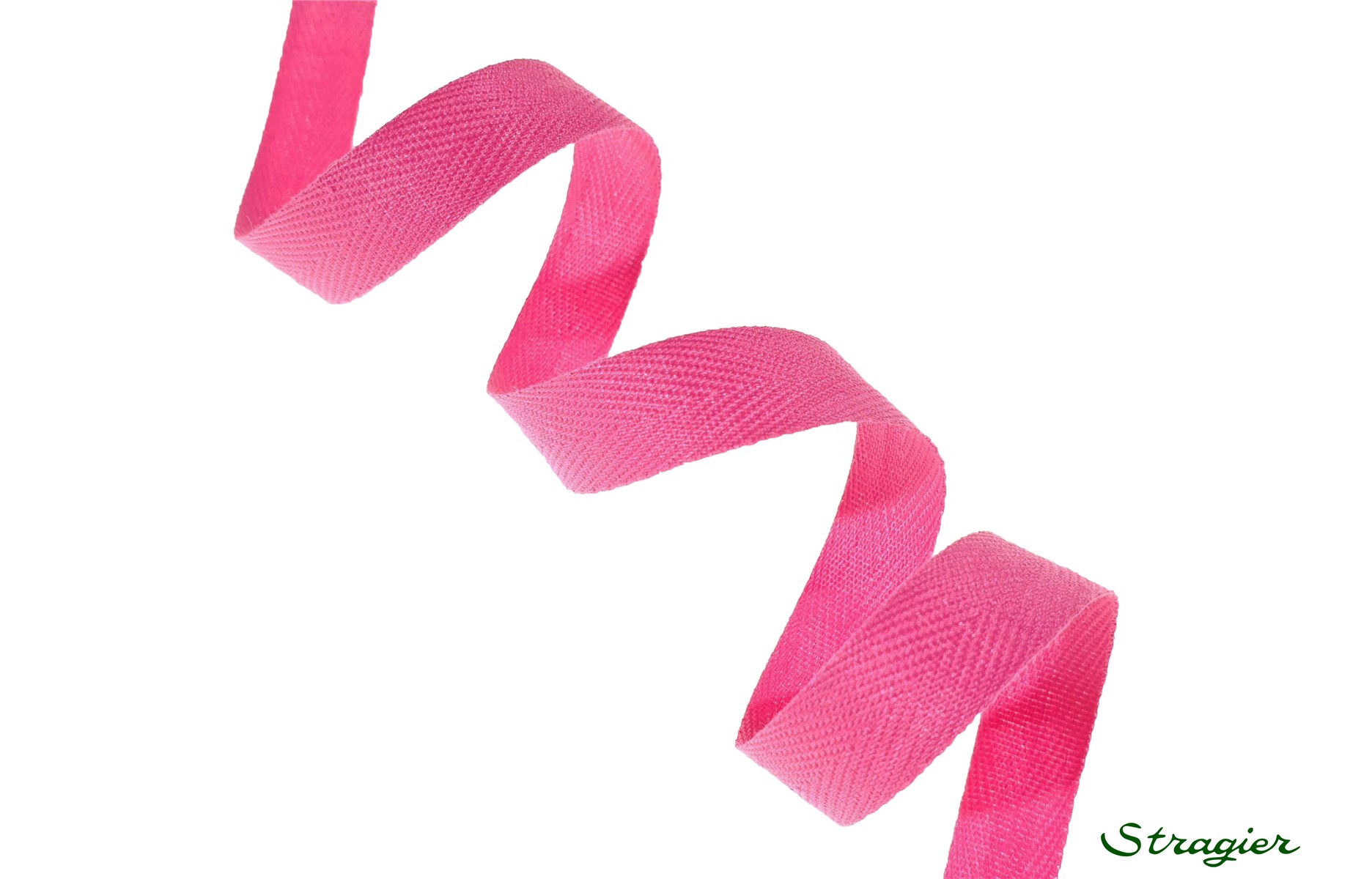 Twill Tape - Plain - 210 Rose Phlox - 10 mm