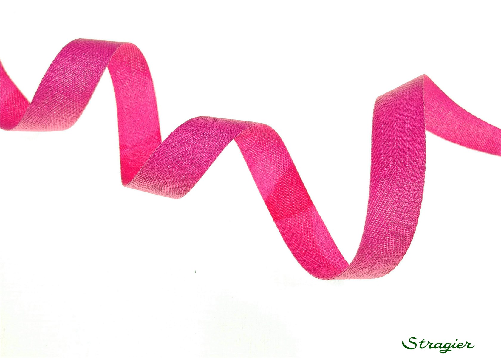 Twill Tape - Plain - 210 Rose Phlox - 15 mm