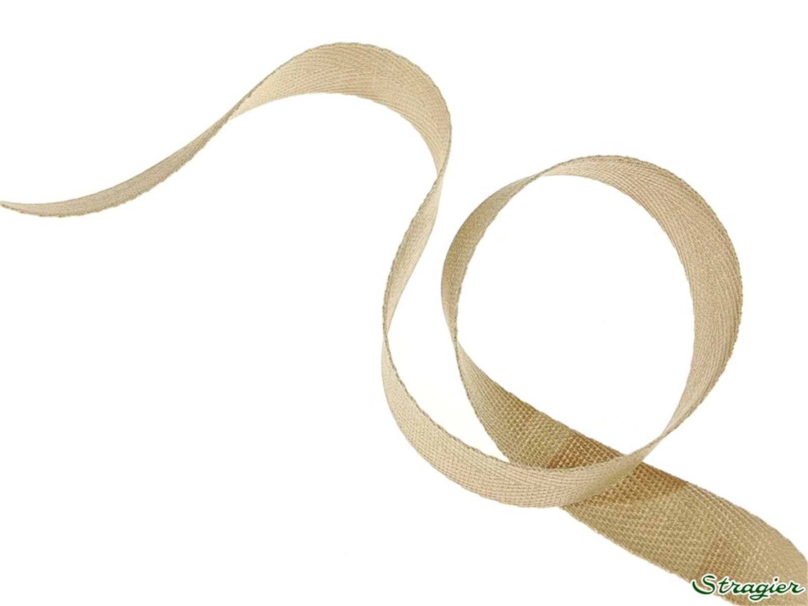 Ruban Coton sergé - uni - 402 Beige Taupé - 10 mm