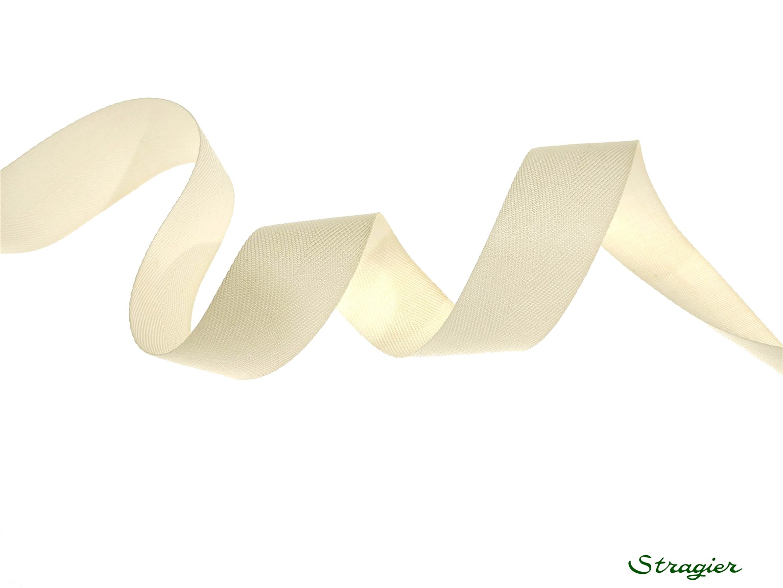 Twill Tape - Plain - 001 Ecru - PAT - 25 mm