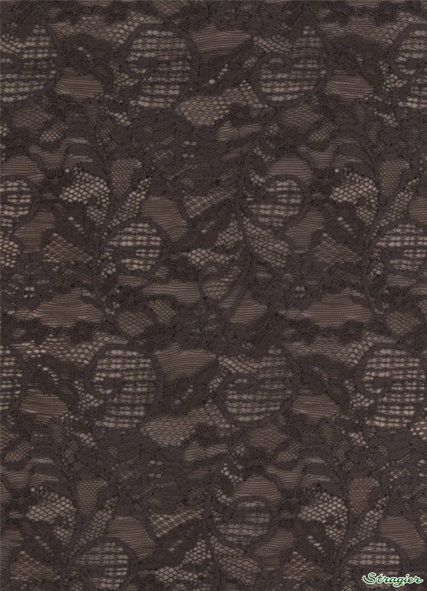 Dentelle Extensible - Bejart - Chocolat - 130 cm