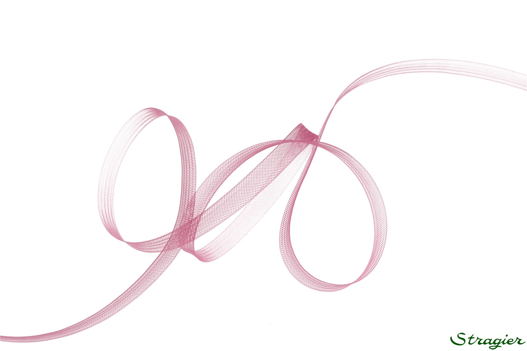 Bande de Crin fin - sans fil - uni - Shocking Pink - 8 mm