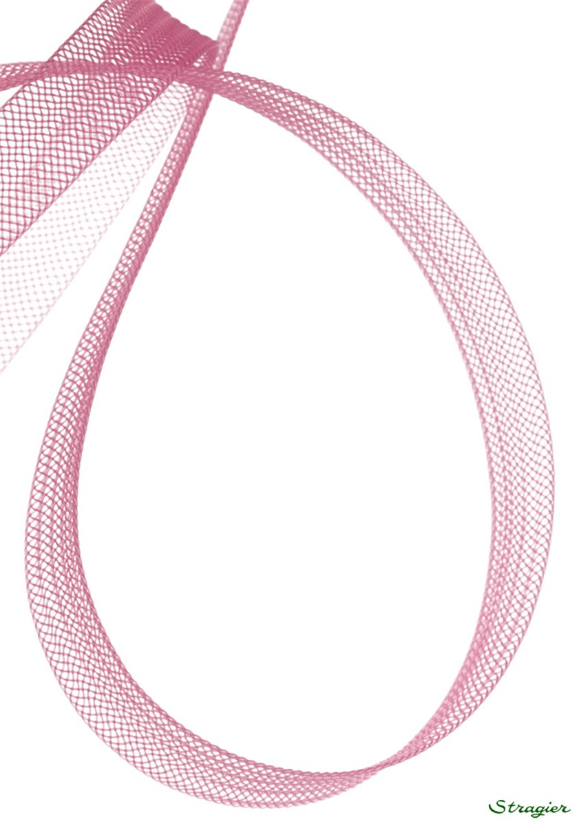 Bande de Crin fin - sans fil - uni - Shocking Pink - 8 mm
