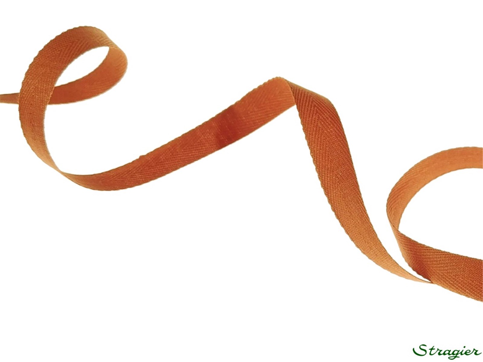 Twill Tape - Plain - 338 Paprika - 10 mm