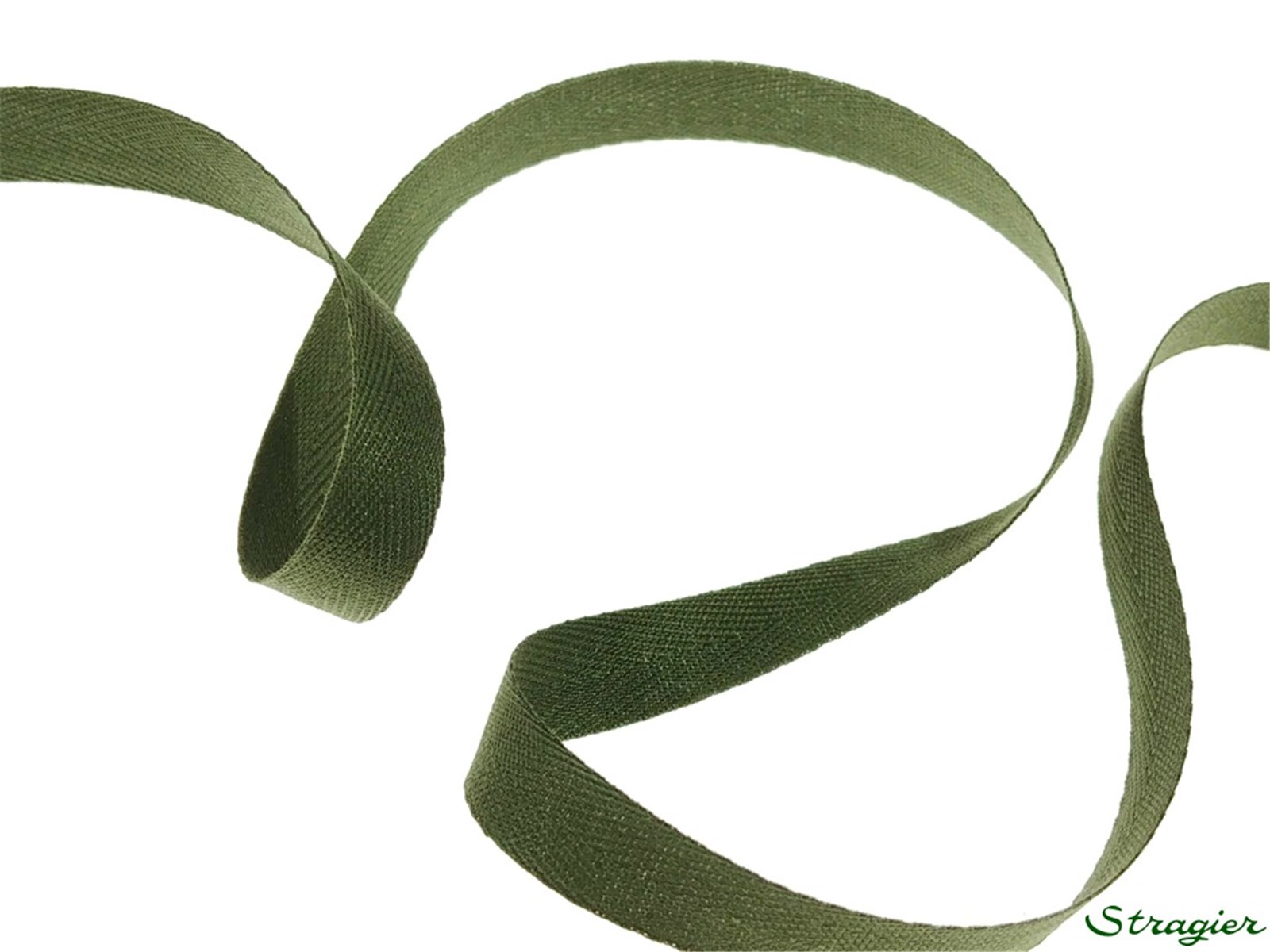 Ruban Coton sergé - uni - 366 Bronze - 10 mm