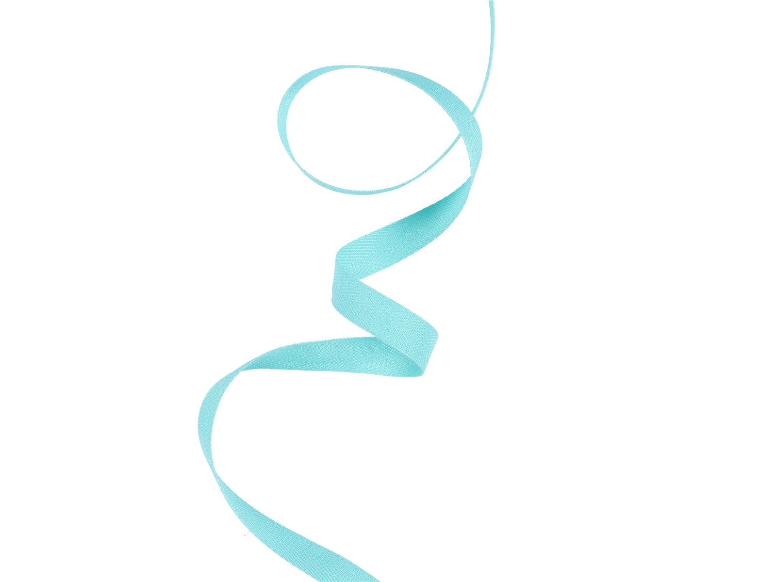 Twill Tape - Plain - 369 Turquoise - 10 mm