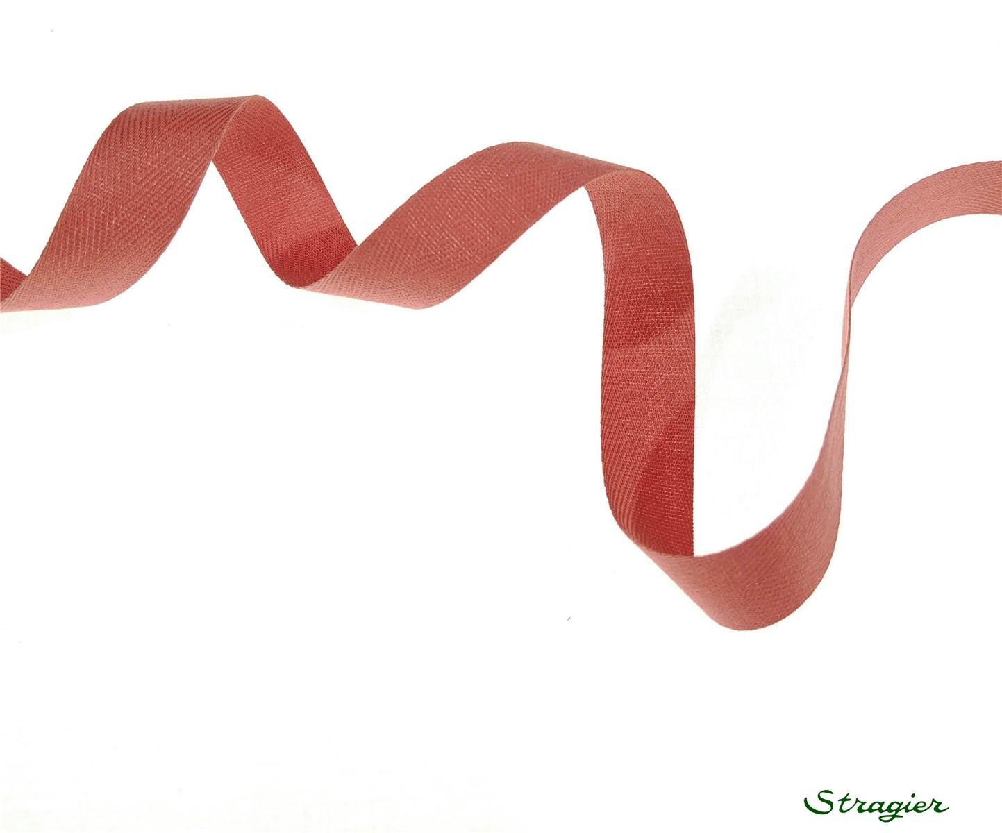 Twill Tape - Plain - 437 Rose Corail - 15 mm