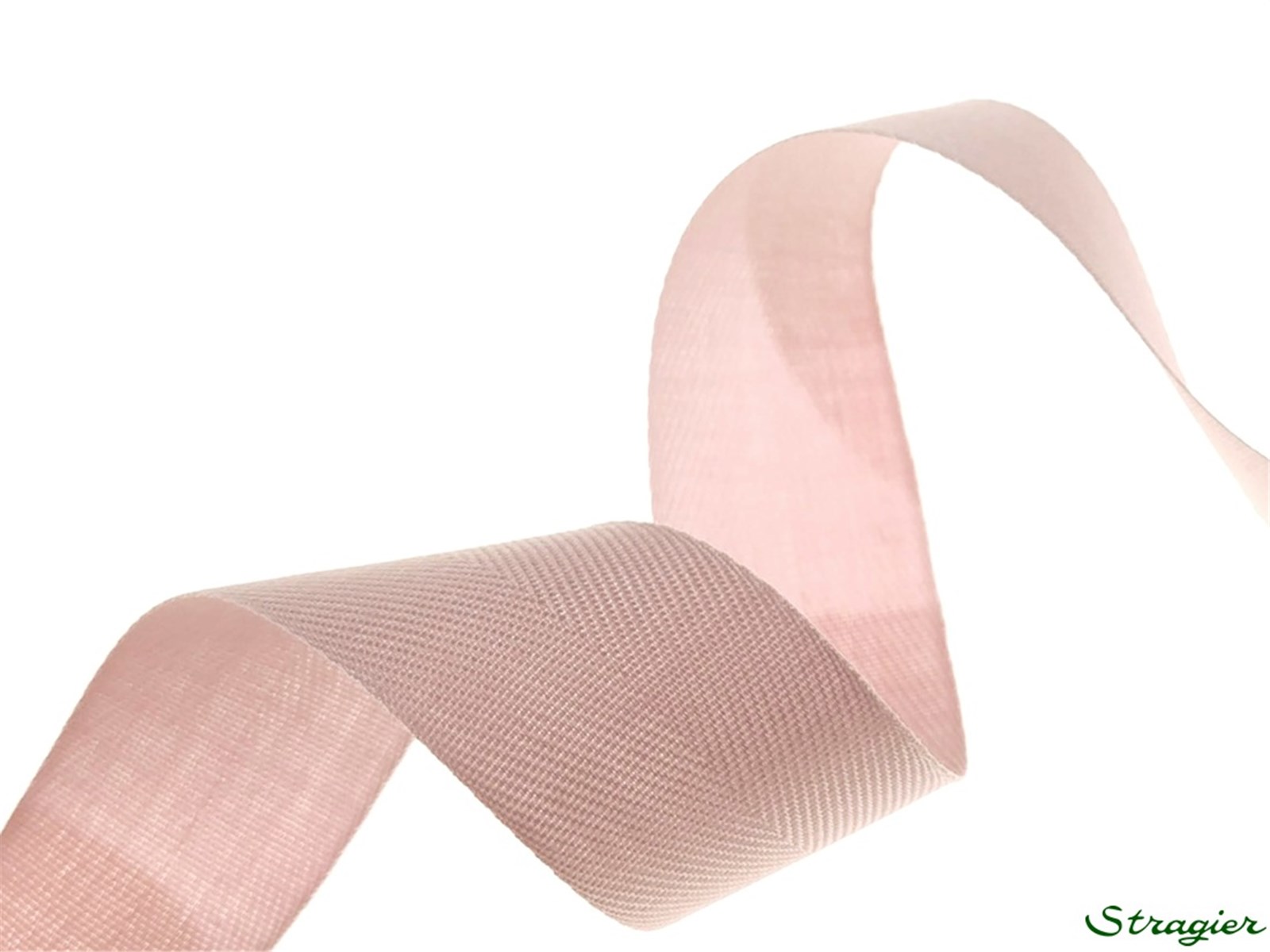 Twill Tape - Plain - 335 Rose Zéphyr - 25 mm