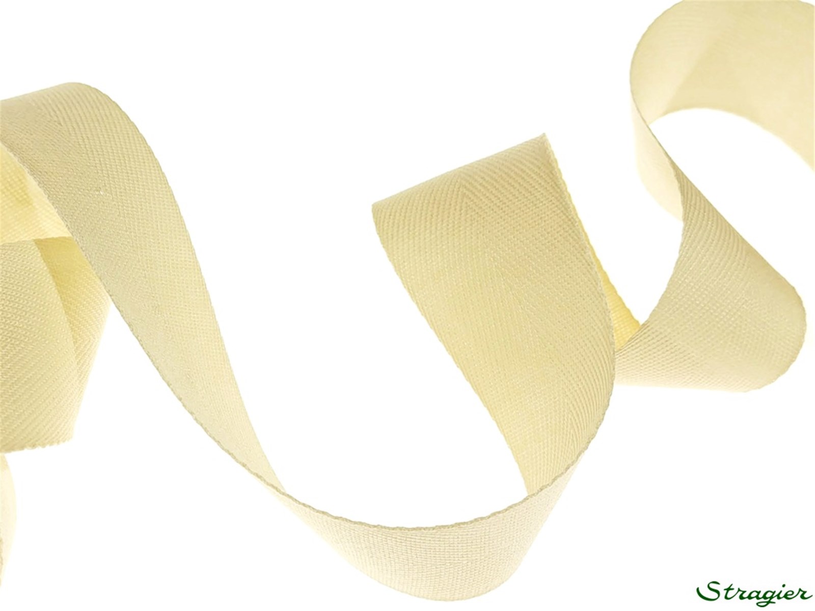 Twill Tape - Plain - 390 Beige - 25 mm