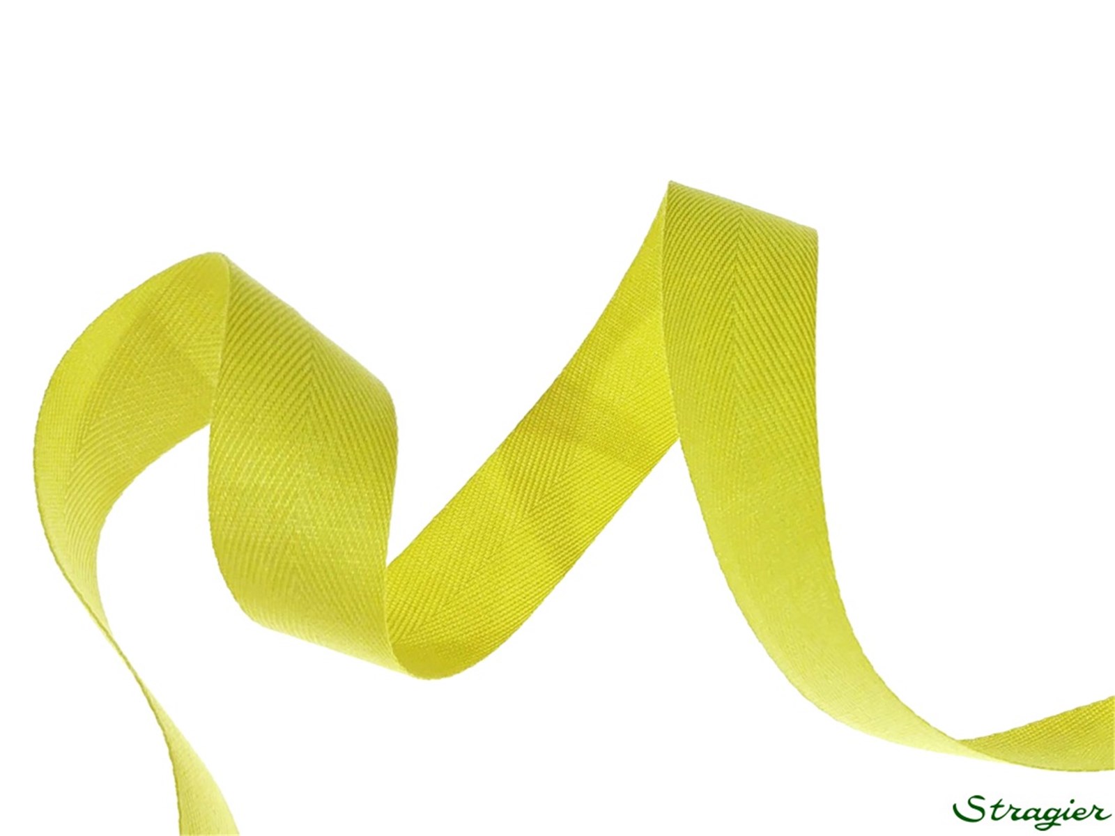 Twill Tape - Plain - 421 Vert Tilleul - 20 mm