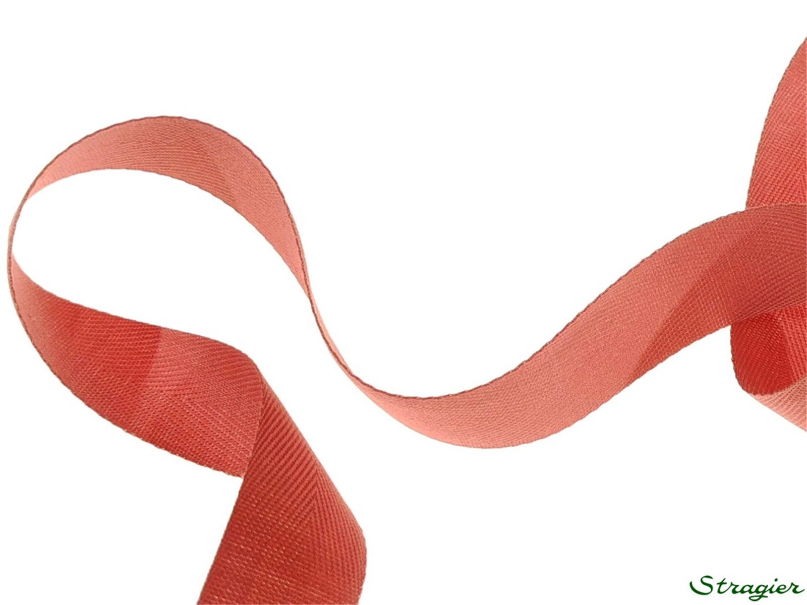 Twill Tape - Plain - 437 Rose Corail - 20 mm