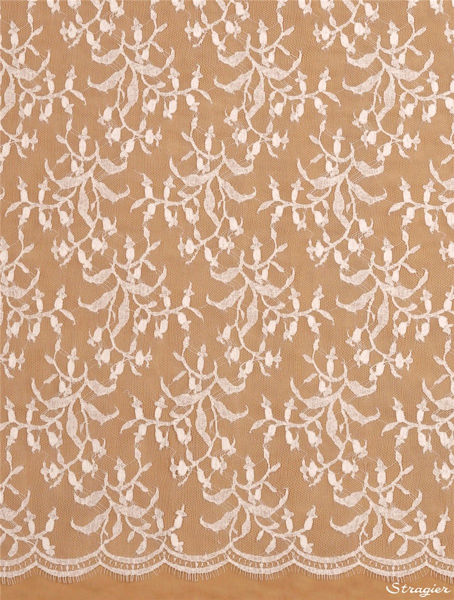 Calais Lace - Huguette - Stragier Ivory - 90 cm