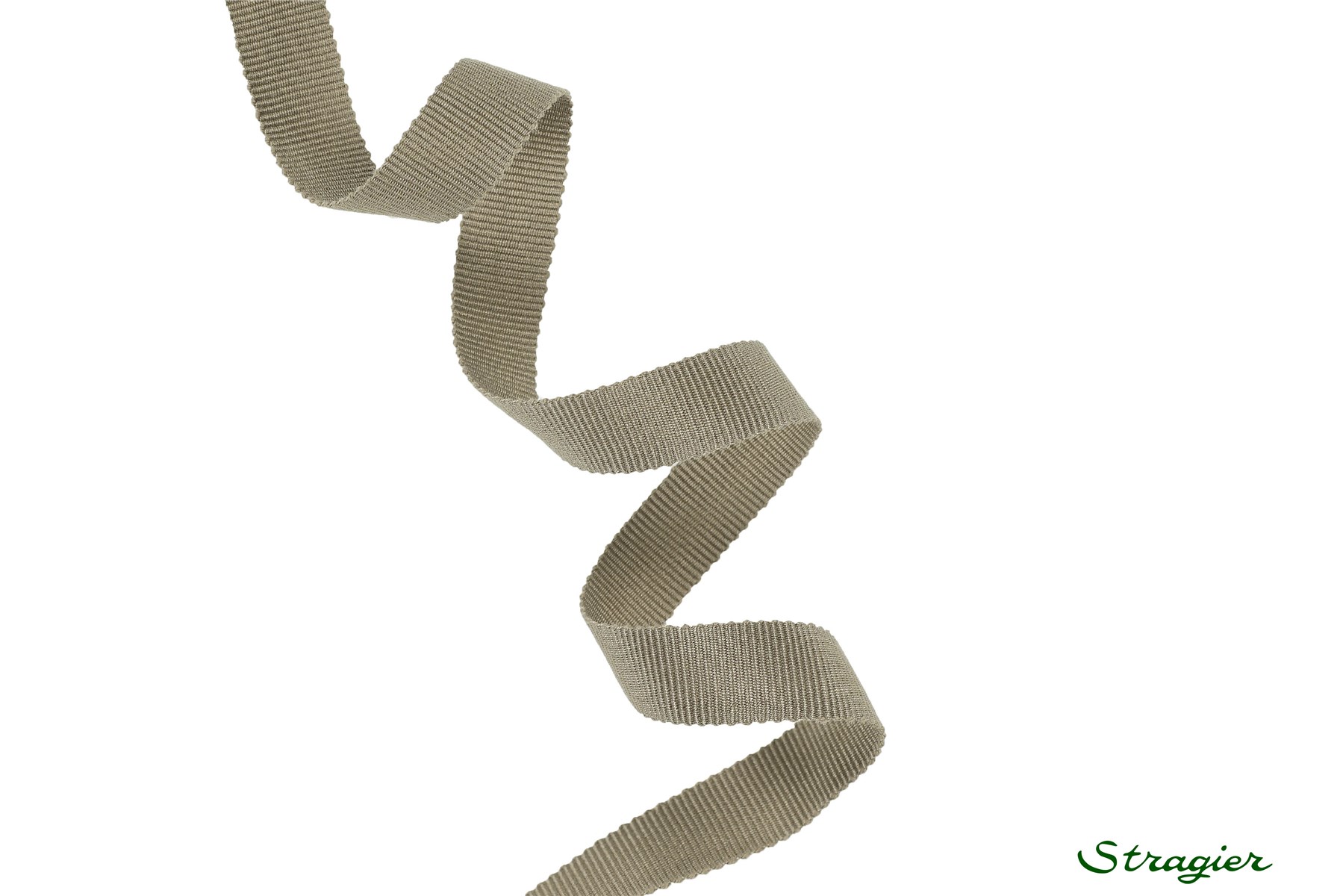 Grosgrain - Cotton - Plain - Beige Havane - 15 mm
