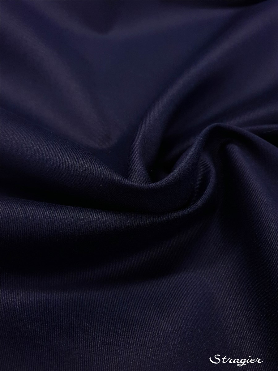 Sergé 215gr/m² - Uni - Marine