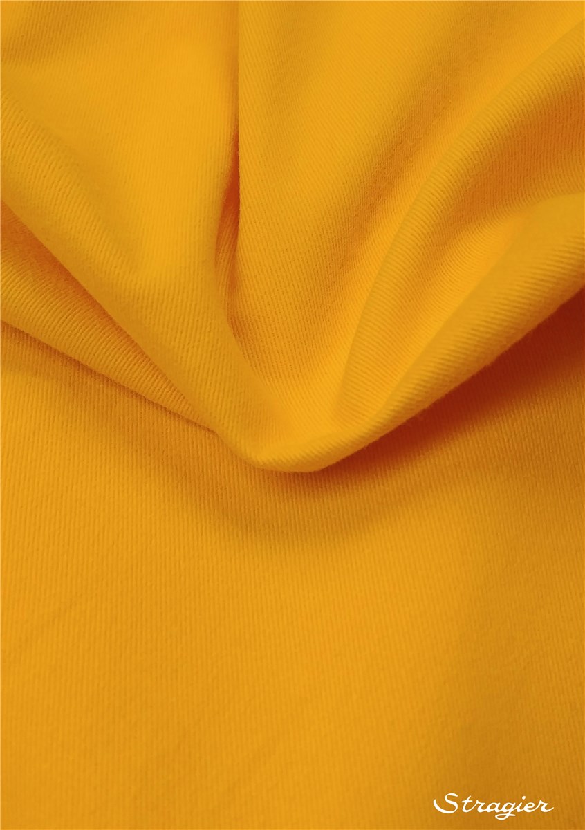 Sergé soft 175gr/m² - uni - Jaune Soleil 
