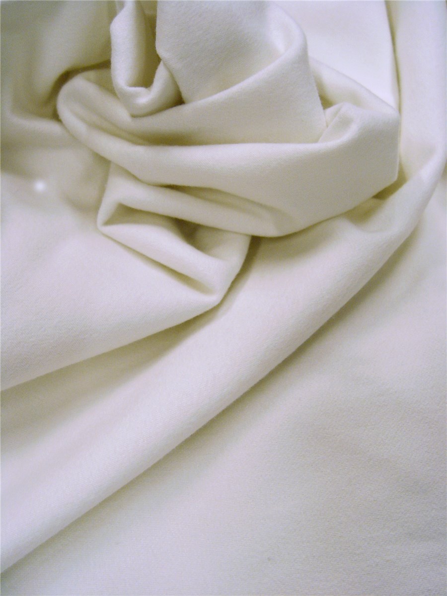 Molleton de Coton épais 254cm - uni - Blanc 