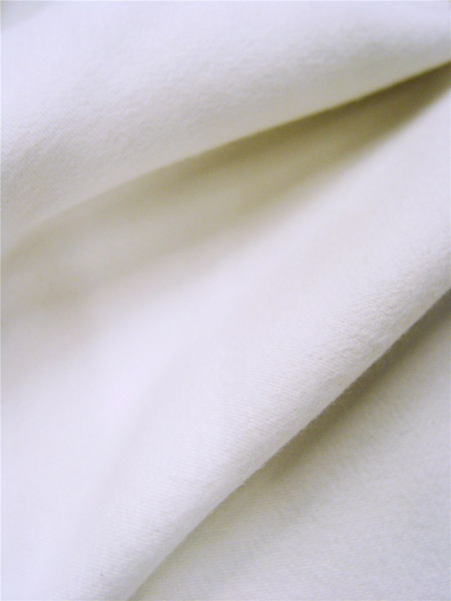 Molleton de Coton épais 254cm - uni - Blanc 