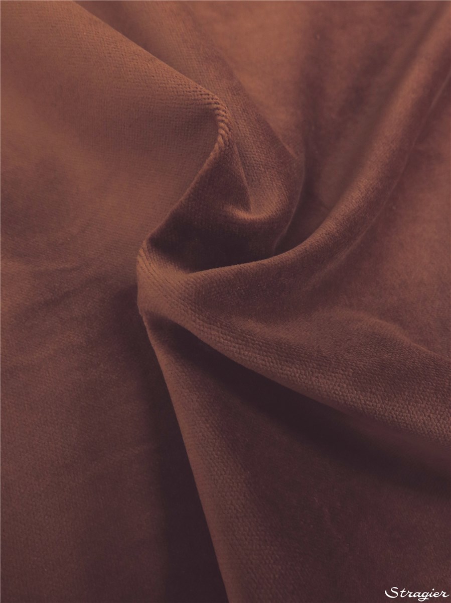Velours lisse - 011125 - Acajou 
