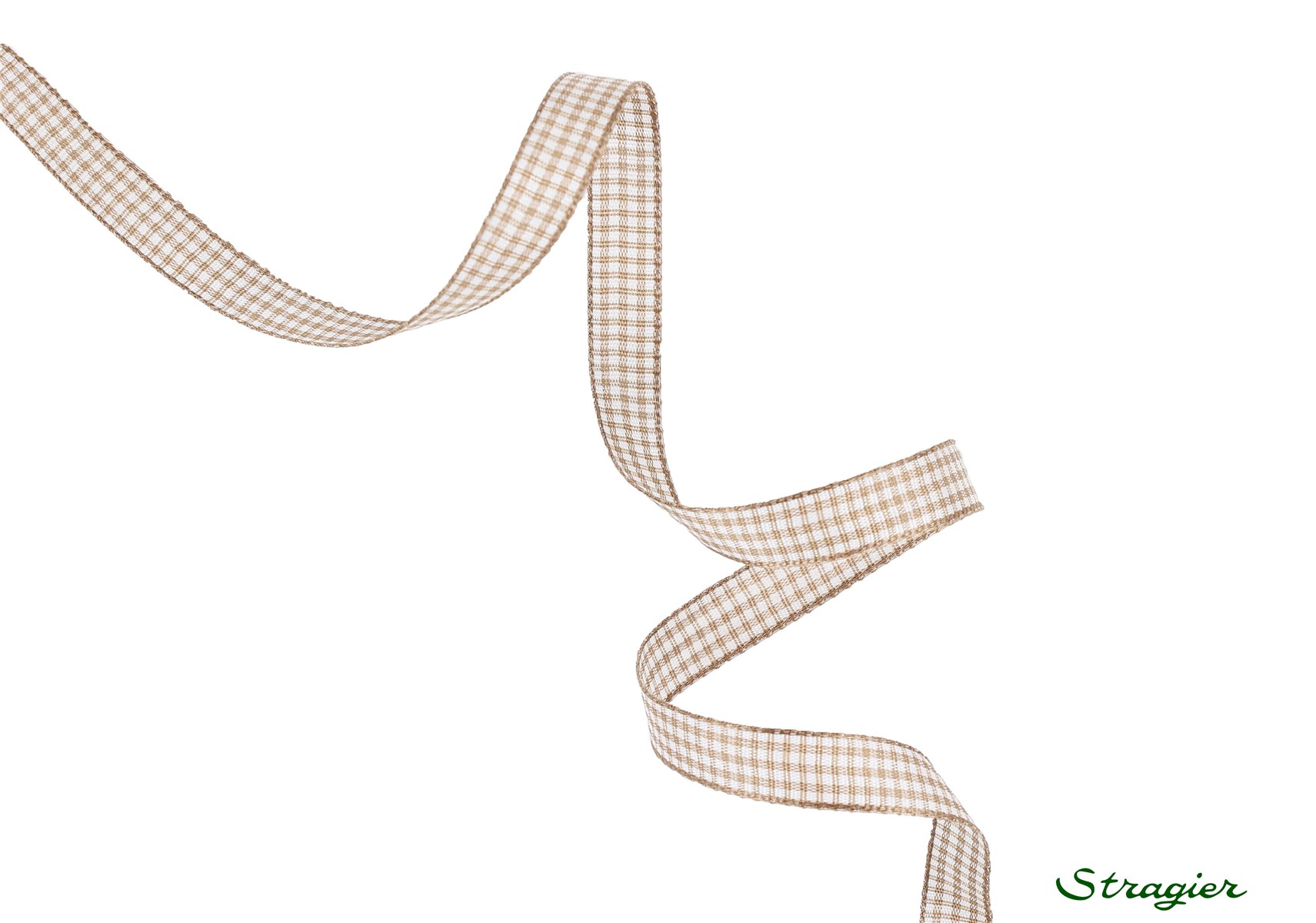 Tape - mini Vichy - Beige - 10 mm