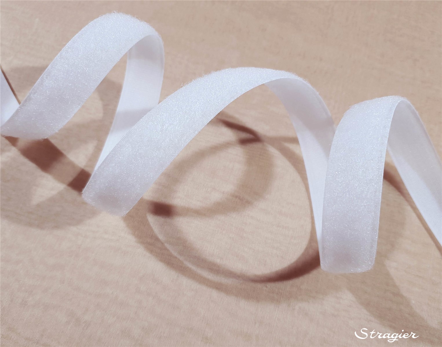 Velcro - Face boucles - uni - White - 20 mm