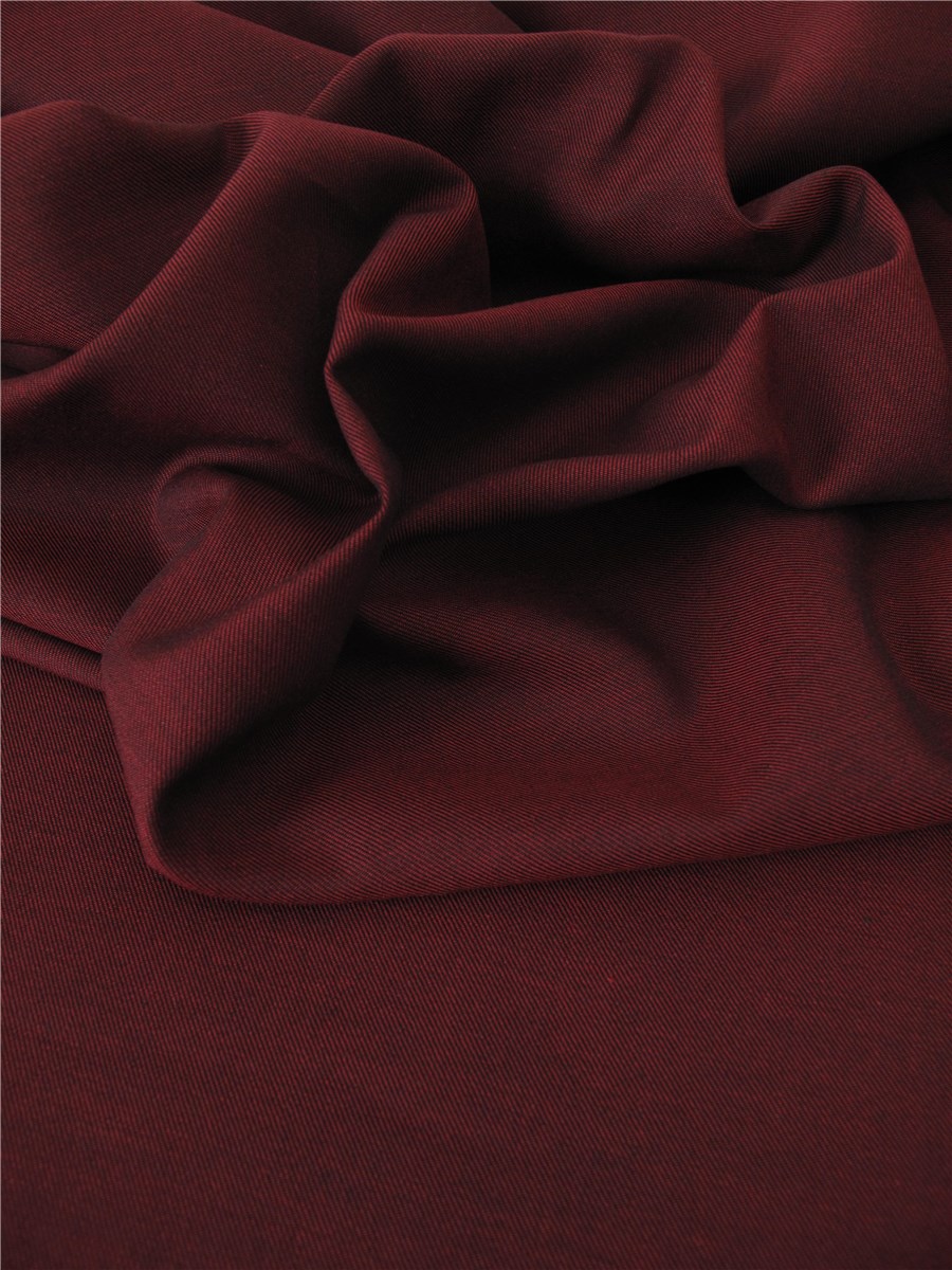 Twill Coton léger - uni - Bordeaux 