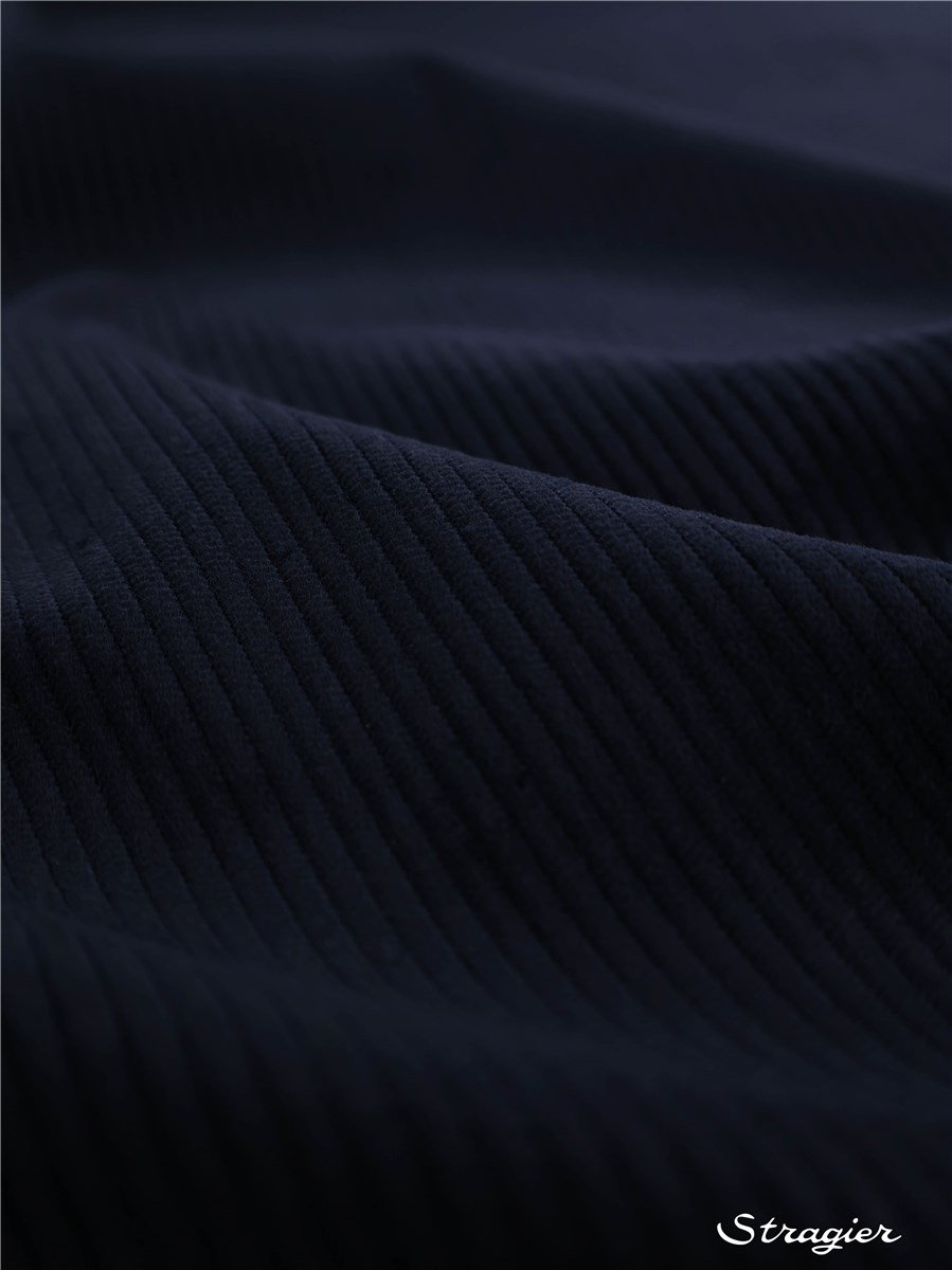 Corduroy - 5mm Rib - Plain - Marine