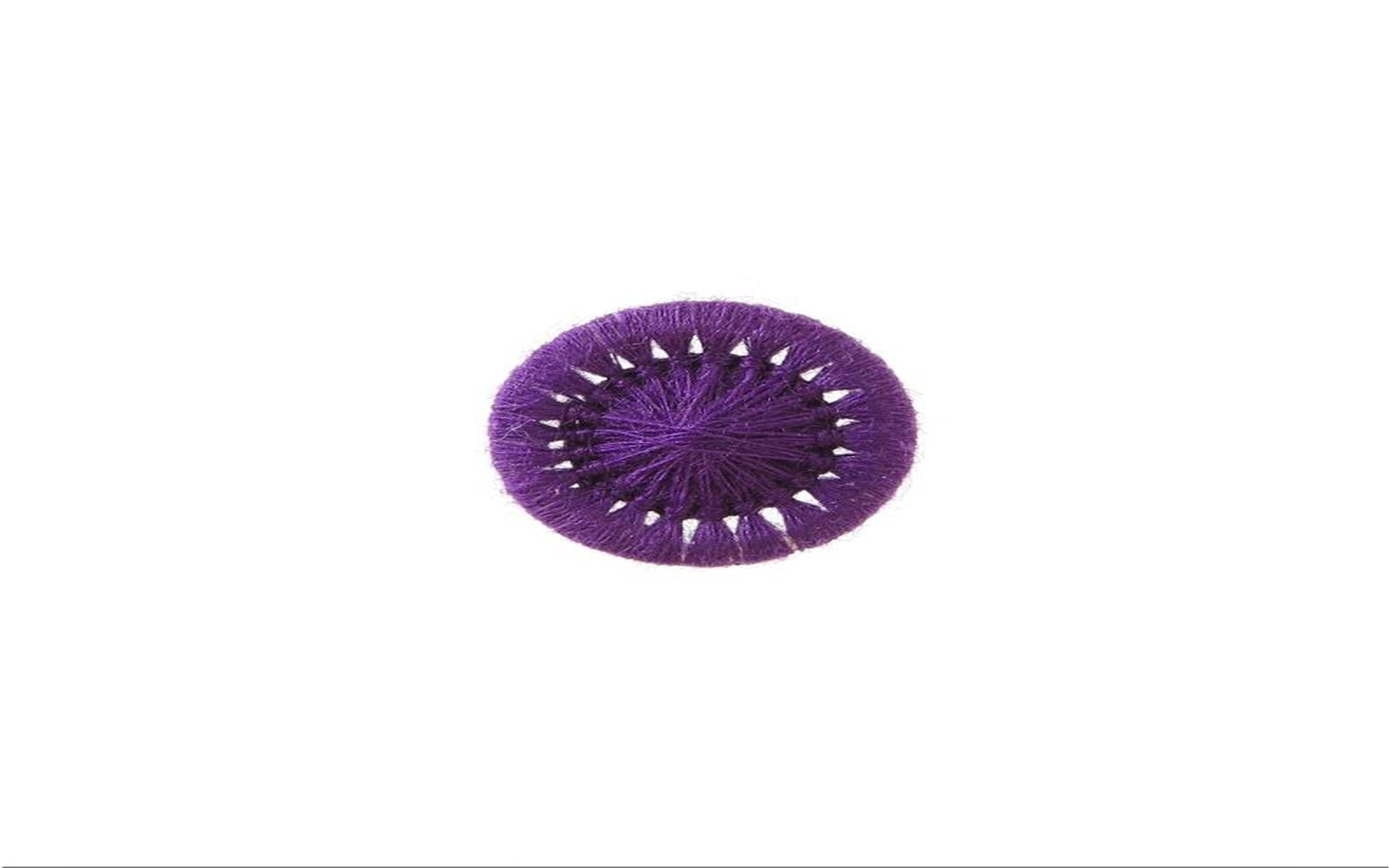 Bouton Mouliné - Elisabeth - Violet - 12 mm