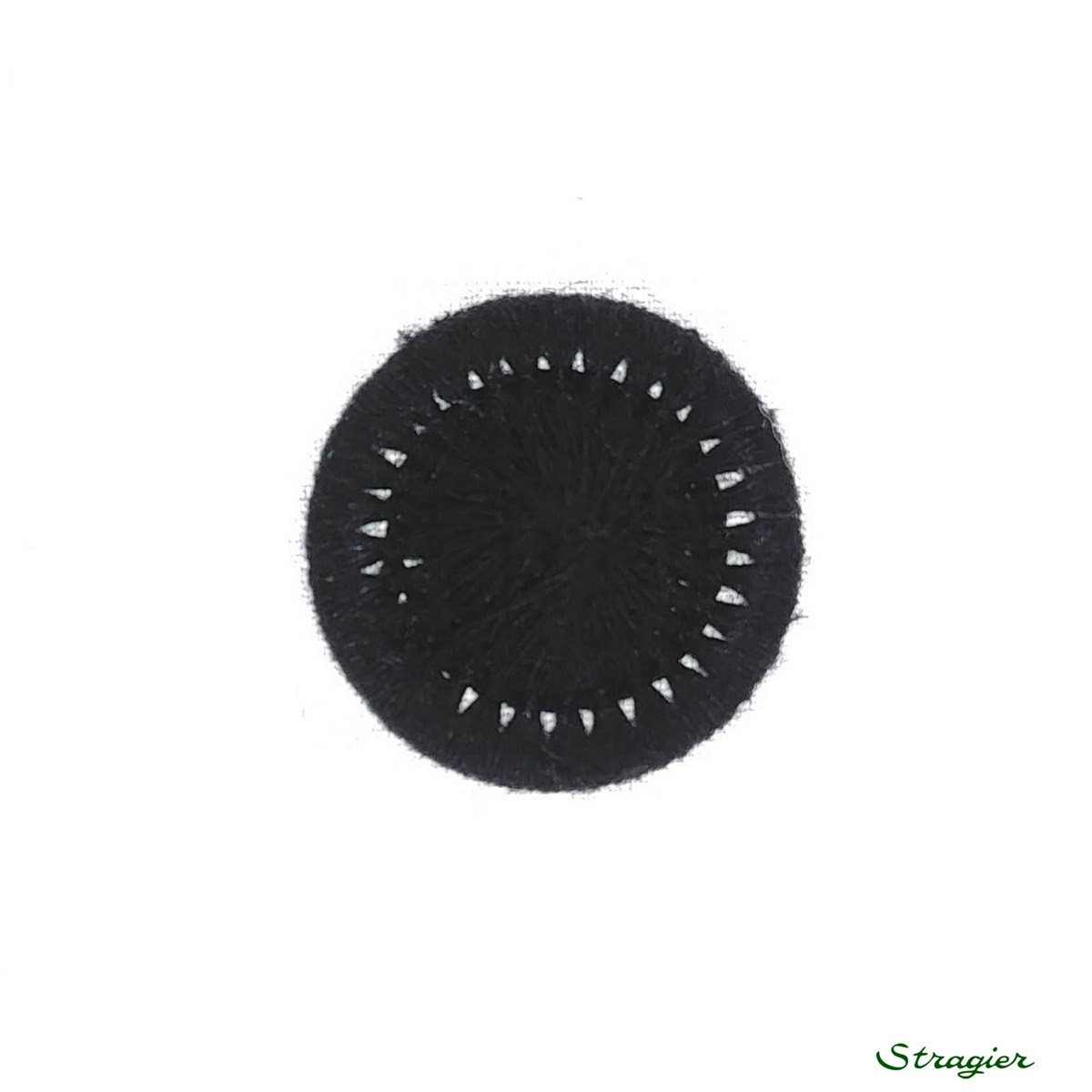 Thread Buttons - Elisabeth - Noir - 16 mm