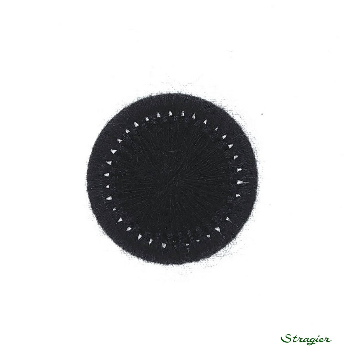 Thread Buttons - Elisabeth - Noir - 17 mm