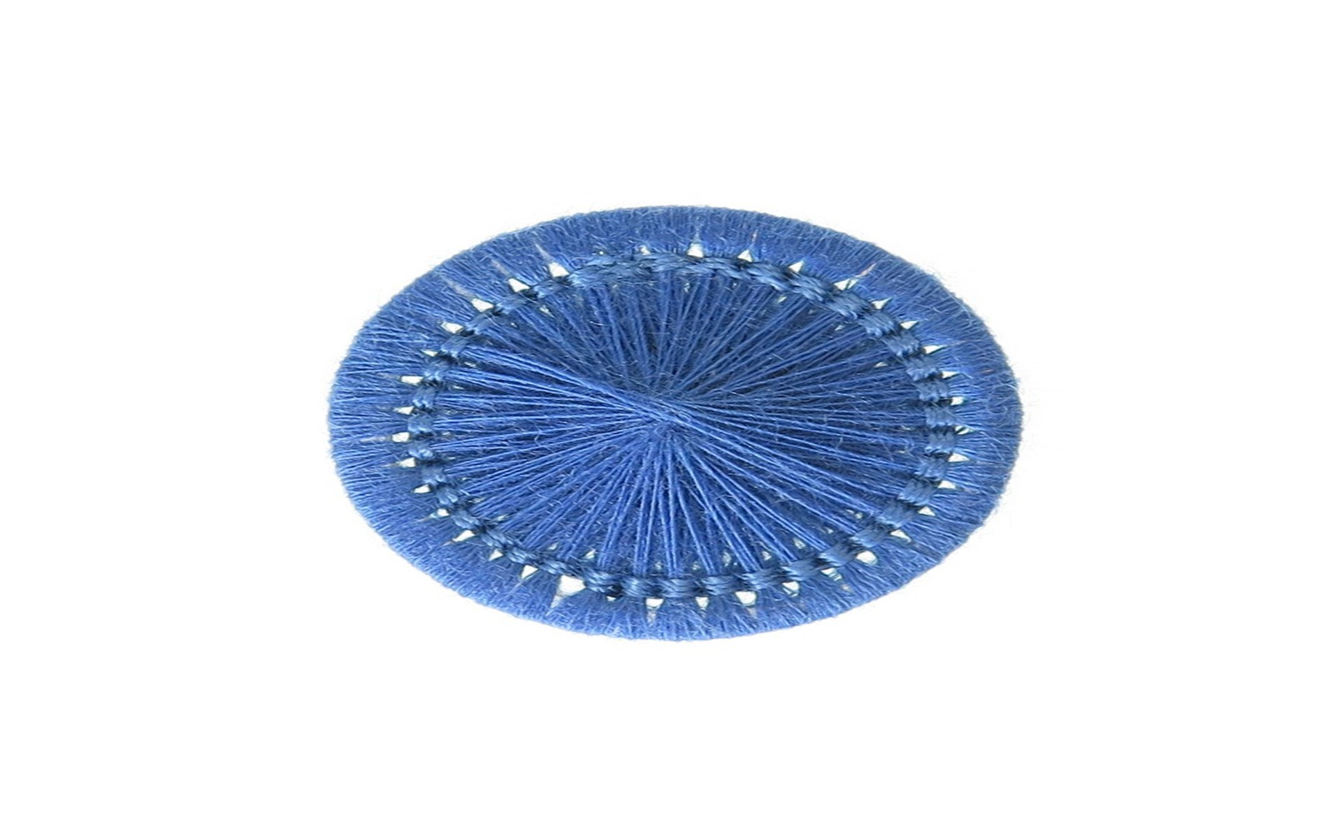 Bouton Mouliné - Elisabeth - Cobalt - 20 mm