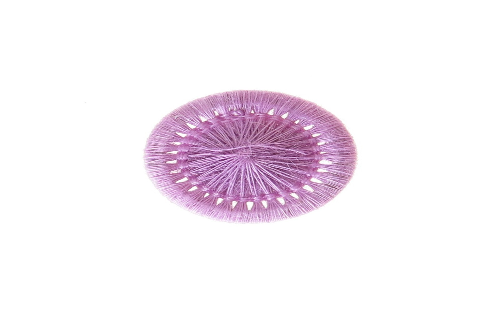 Bouton Mouliné - Elisabeth - Lilas - 15 mm