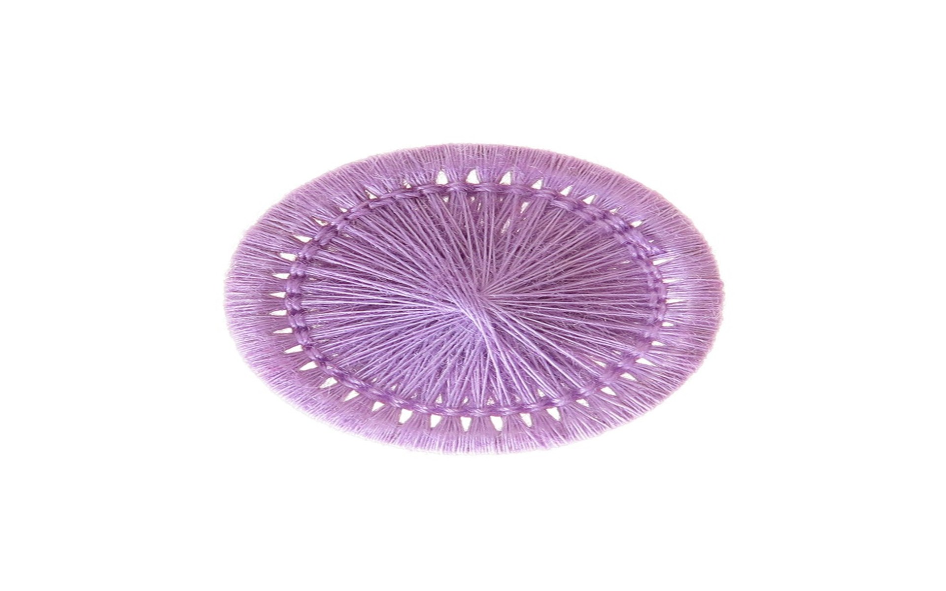 Bouton Mouliné - Elisabeth - Lilas - 20 mm