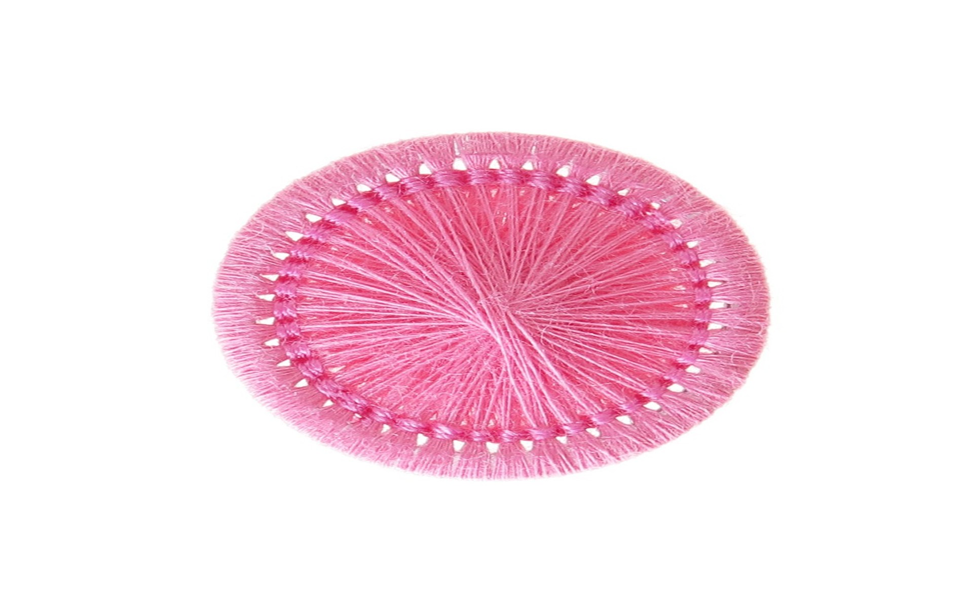 Bouton Mouliné - Elisabeth - Rose - 20 mm