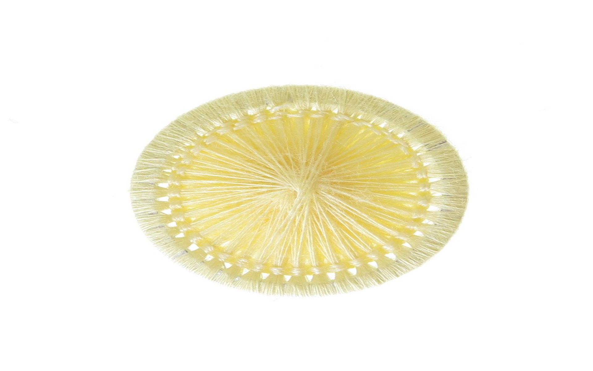 Thread Buttons - Elisabeth - Jaune Pâle - 20 mm