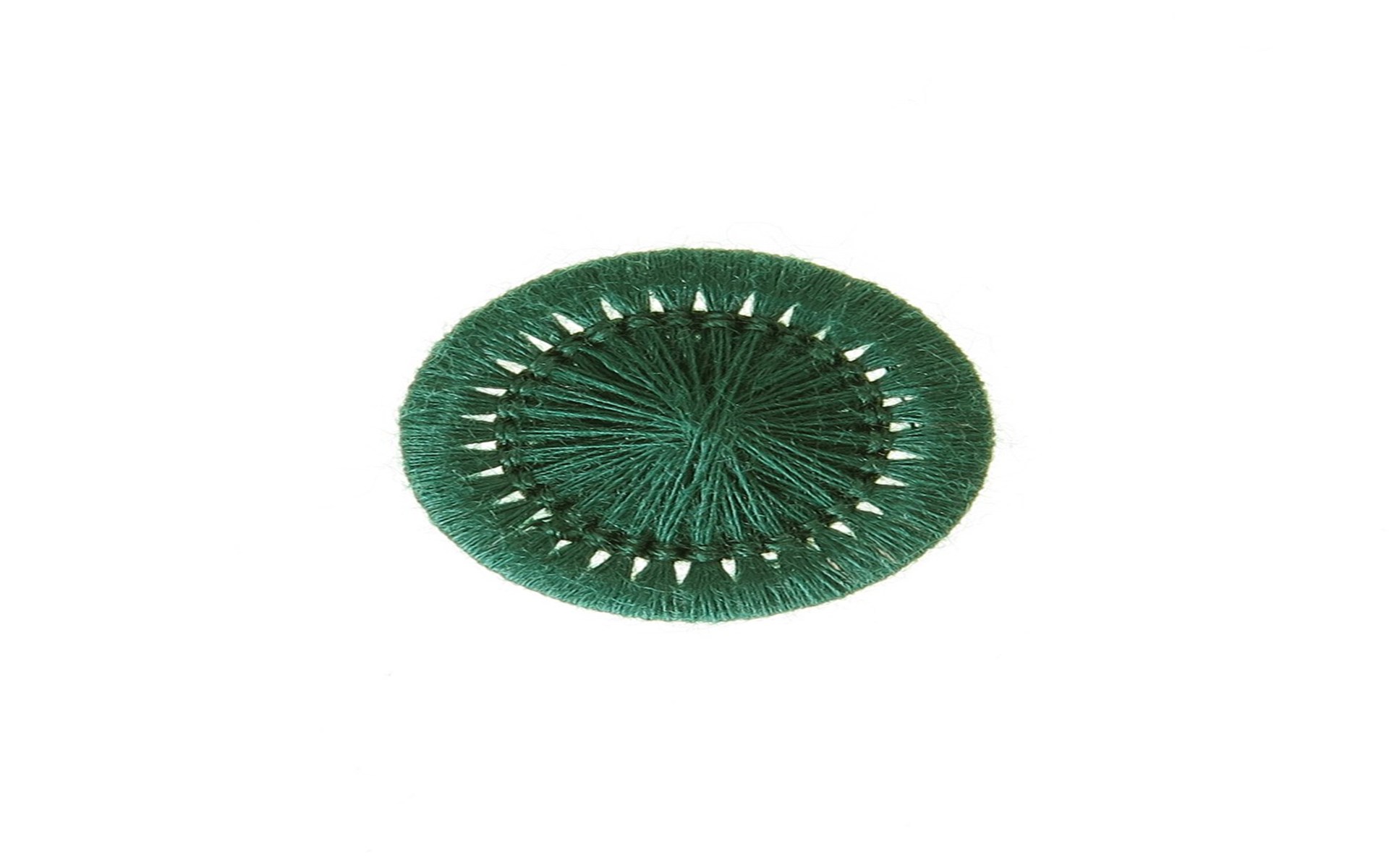 Bouton Mouliné - Elisabeth - Gazon - 15 mm