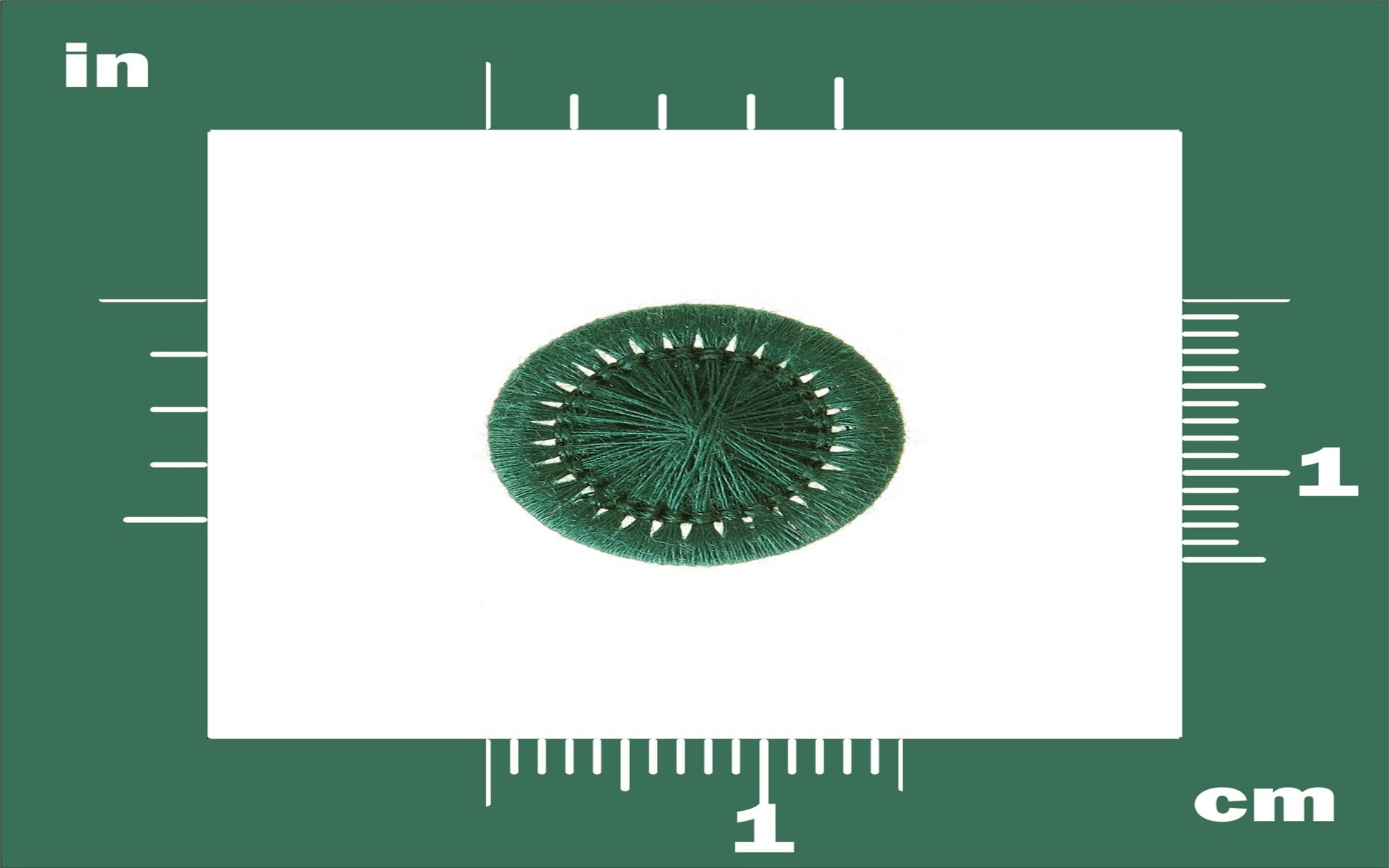 Thread Buttons - Elisabeth - Gazon - 15 mm