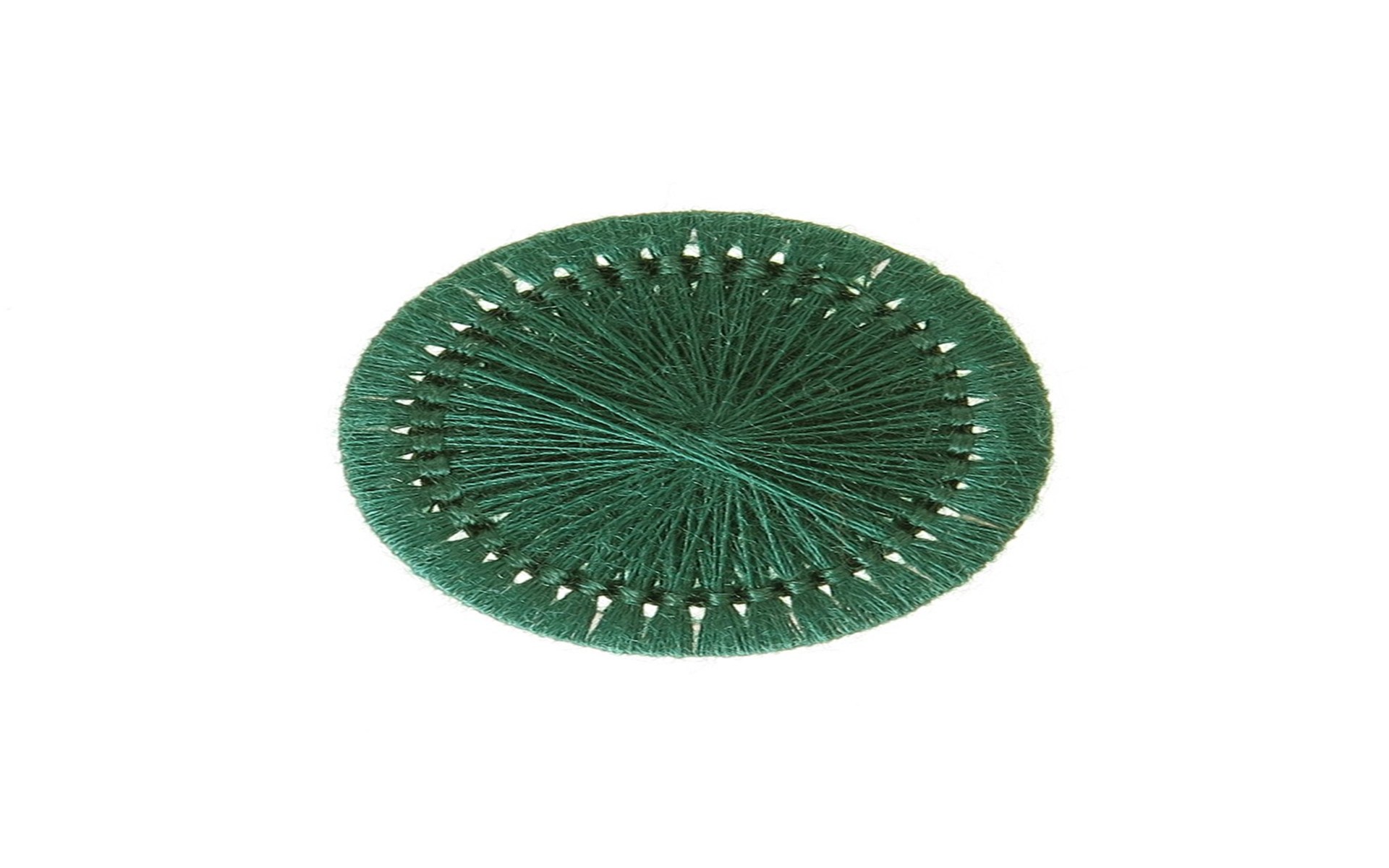 Bouton Mouliné - Elisabeth - Gazon - 20 mm