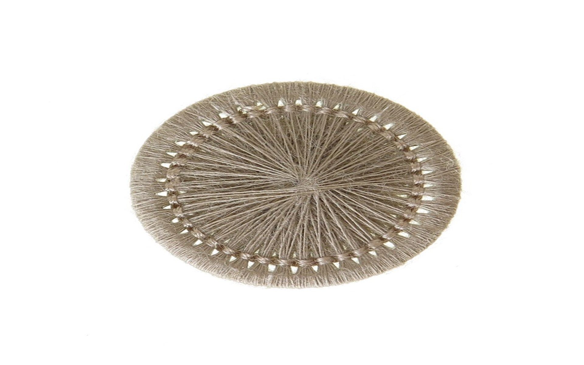 Bouton Mouliné - Elisabeth - Beige Taupe - 20 mm