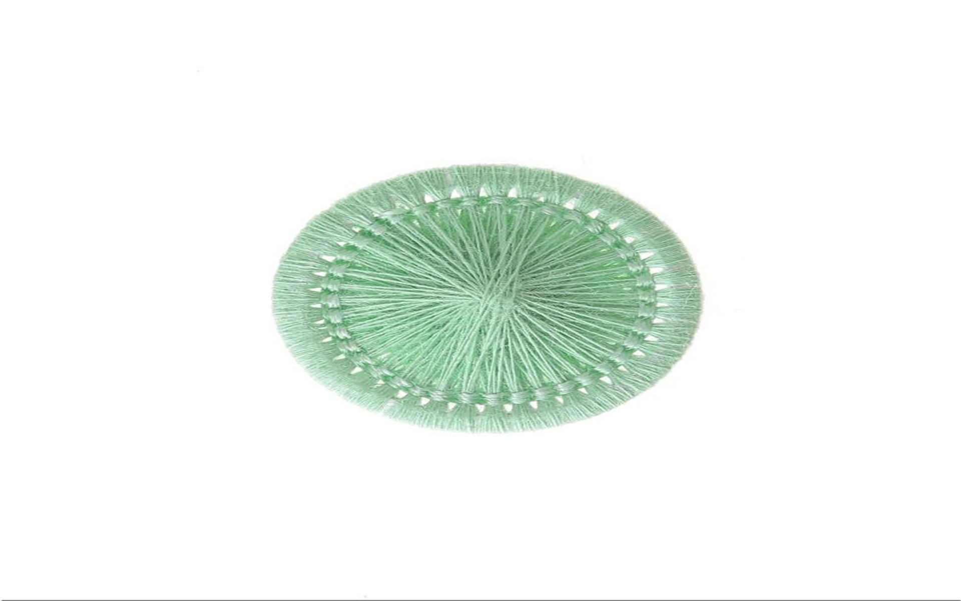 Bouton Mouliné - Elisabeth - Vert D'eau - 15 mm