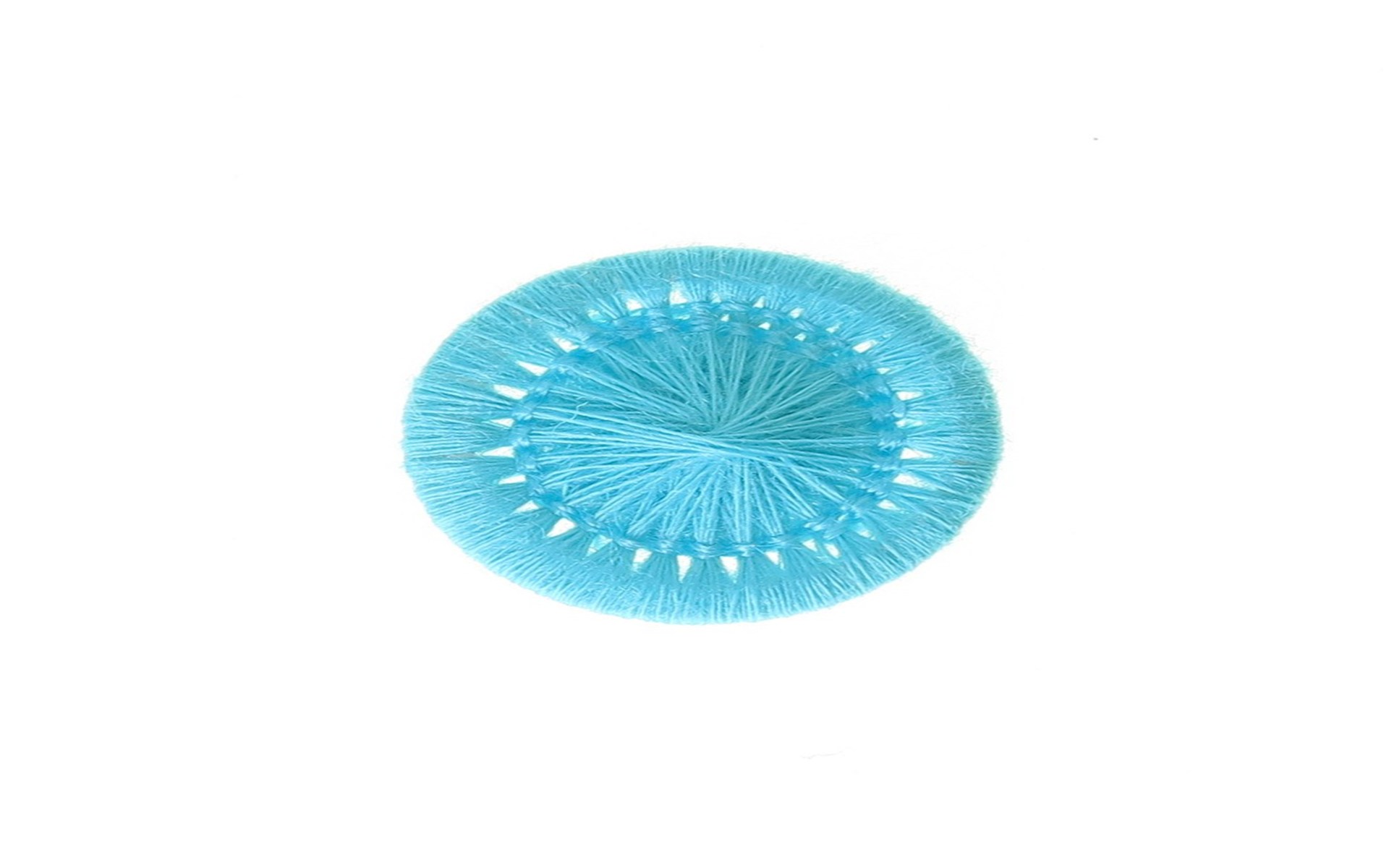 Bouton Mouliné - Elisabeth - Turquoise - 15 mm