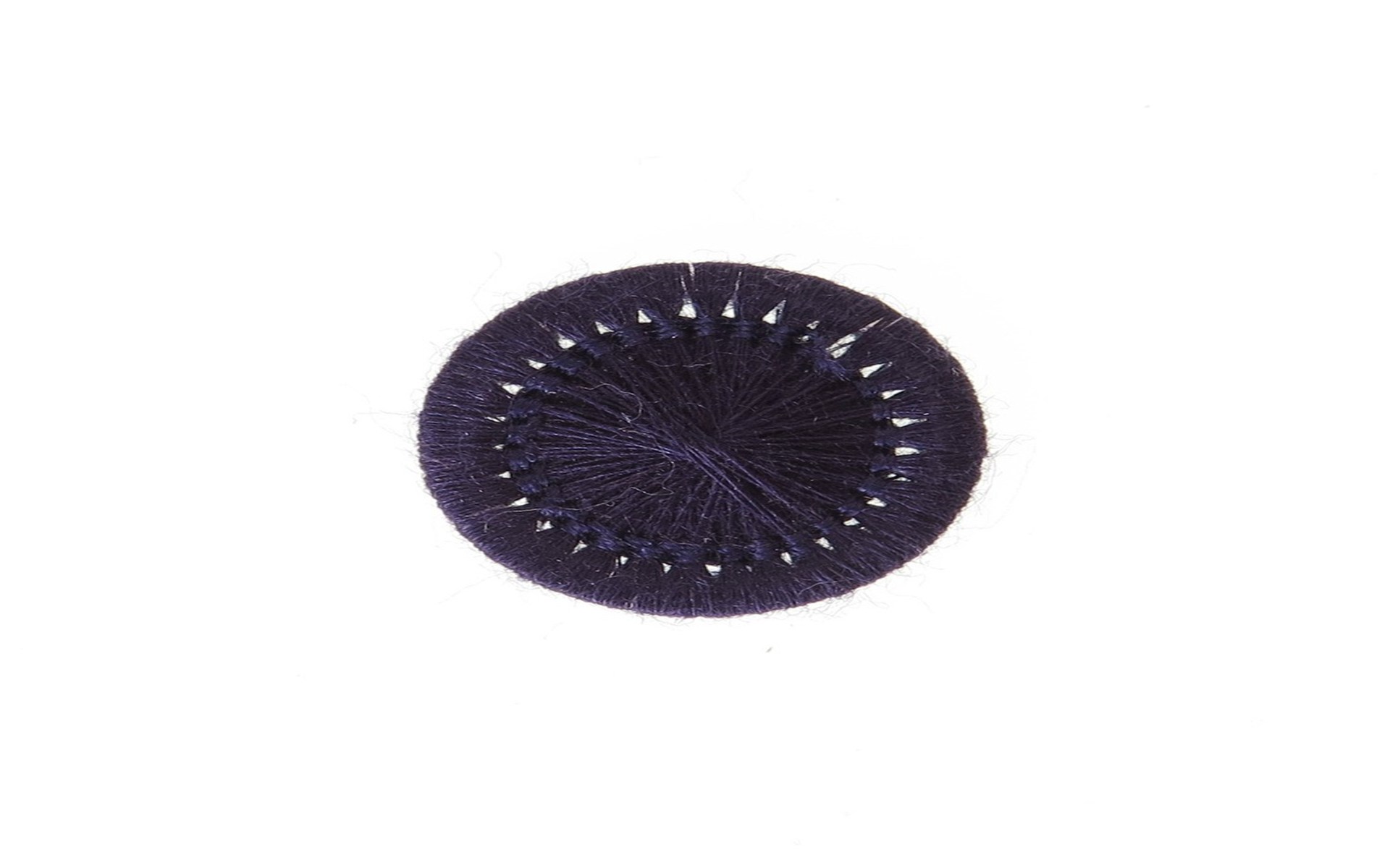 Bouton Mouliné - Elisabeth - Bleu Insigne - 15 mm